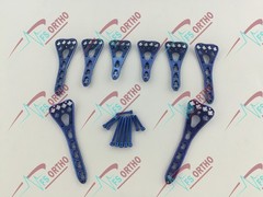 2.7mm LCP Variable Angle Distäl Radius Volar plate L/R 3Holes & Screw 81 pcs set