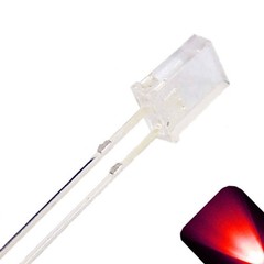 10 x 2x5x7mm Rectangle LEDs Wide Angle Red LED Square x 2 5 7 – 7x5x2 mm 2x7x5