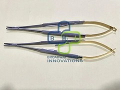 HU FRIEDY Castroviejo Needle Holder 7″ 18cm Lot of 2 PCS NH5024SiM NH5024RC