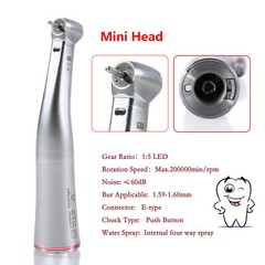 Dental 1:5 Increasing Handpiece Contra Angle LED For KAV NSK Electric Motor USA
