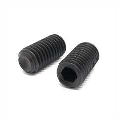 #10-32×1/8″ Alloy Flat Point Allen Socket Set Screw Black Oxide