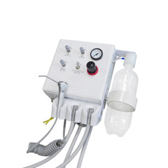 Wall Mount Dental Portable Air Control Turbine Unit Iwth Handpieces Set 4Hole US