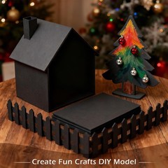 Golden State Art 10-Pack 20×24″ Black Foam Boards, 3/16″ Thick for Crafts