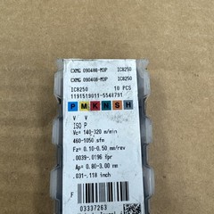 10 NEW ISCAR CXMG 090408-M3P CARBIDE INSERTS GR IC8250