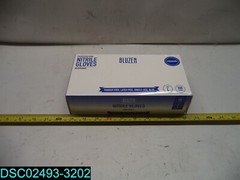 QTY=2000: (20 X 100) Bluzen Disposable Powder & Latex Free Nitrile Gloves Large
