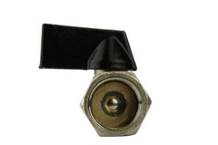Mini 3/8″ Male 3/8 Inch Female NPT Brass Ball Shut Off Valve Water Air Fluid WOG