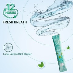 Mouthwash Travel Size Portable Packets to Go, Alcohol & Fluoride Free Fresh M…