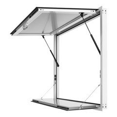 Uimoso 48×36 in Aluminum Alloy Concession Window with Folding Shelf