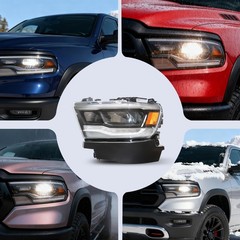 For 2019-2024 RAM 1500 Rebel Laramie LED DRL Headlight Left Driver Side