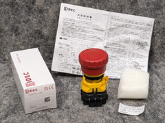 IDEC XW 22mm Estop XW1E-BV402MFR Emergency Stop Push Button 🔥New🔥