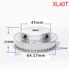 XL 10T-100T Timing Belt Pulley Synchronous Wheel Select Bore for 10mm Width Belt