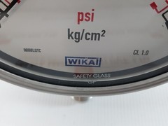 WIKA 232.50.160 Pressure Gauge 28 KG/CM2 & PSI EN 837-1
