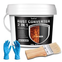 Rust Converter Paint 36oz Black Water-Based Ultra Inhibitor – Anti-Corrosion