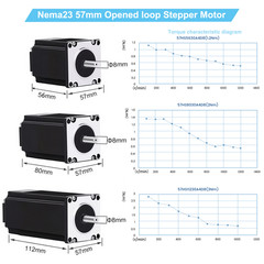 57 Nema23 86 Nema34 Stepper Motors Encoder Easy Servo Stepping Motor driver Kits
