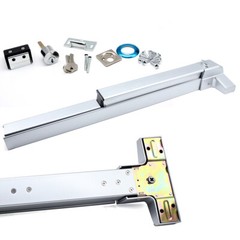 Door Push Bar Panic Exit Device Lock Hardware Latches for 30-36 Inch Single Door