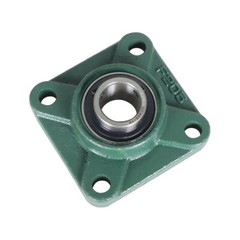 10 Pack UCF205-16 Pillow Block Flange Bearing 1″ Bore 4 Bolt Solid Base