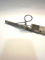 Vintage US Army Hemostat Forcep Locking Clamp Stainless Surgical Instrument