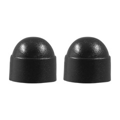 25PCS Hex Head Bolt Covers, Black Dome Bolt Nut Protective Caps, Acorn Hex Cap N