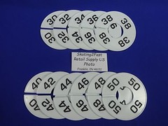 Clothing Rack Round Size Divider Men’s Assortment Hanger Retail Store 30-50