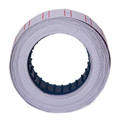 40 Rolls 600 Price Label Paper Tag Sticker MX-5500 Labeller Gun White Red Line