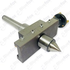 Lathe Taper Turning Attachment Cross Slide MT2 Shank With Revolving Live Center