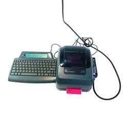 Zebra ref GK420t, THERMAL PRINTER W/ KDUPLUS 120182G-001 KEYBOARD & POWER SUPPLY