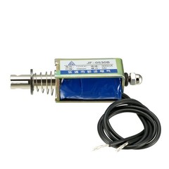 DC 12V 300mA 3.6W 5N 10mm,Pull,Push Type Linear Motion Electromagnet Solenoid