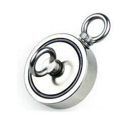 Fishing Magnet Kit Up to 1800 Lbs Pull Force Strong Neodymium + Rope + Carabiner
