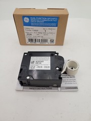 GE General Electric THHQL1120DF Plug-IN Circuit Breaker 20A 1P 120V Dual Functio