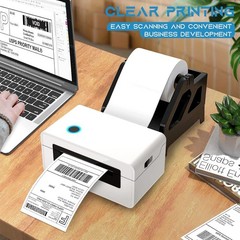 20 Roll Blue 4×6 Direct Thermal Shipping Blank Labels for Zebra & Rollo 250/Roll
