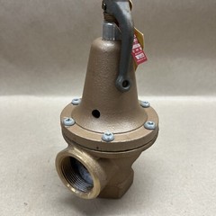 Watts 1-1/2 174A-075 Bronze 75 Psi Safety Relief Valve