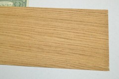 White Oak Wood Veneer Sheet 7 x 30 inches 1/42nd thick L2307-27