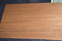 Teak Raw Wood Veneer Sheet 7 x 25 inches 1/42nd 42082-61