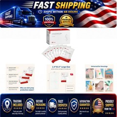 DERAYMI 100 Pcs Skin Barrier Wipes, Alcohol Free, No Sting Adhesive Wipes