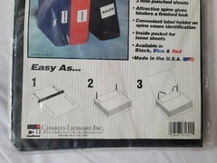 Vericaps The ExpandableLoose LEaf Binder – Letter 8.5″ x 11″ 6″ Expansion SEALED