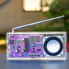 Digital Tube FM Radio Electronic Kit DIY Soldering Practice Kit 87.5MHz~108MHz