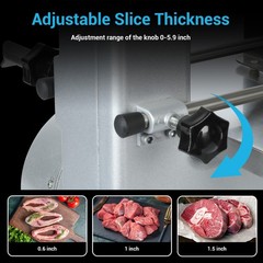 1500W Commercial Meat Bone Saw Heavy Duty Butcher Deli Bandsaw Food Processing