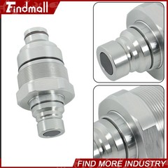 Findmall Male Flat Face Quick Coupler 3736967 For Caterpillar 226D 232D 242D