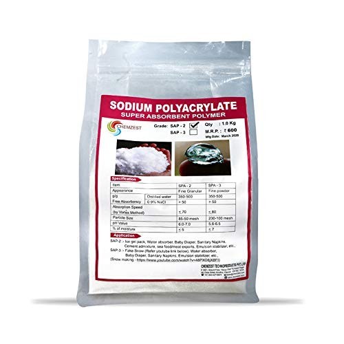 Sodium Polyacrylate (SAP-2) Super Absorbent Polymer Powder|High Purity|Lab &