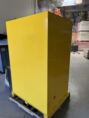 JUSTRITE 899020 Flammables Safety Cabinet 90 gal 43 x 34 x 65 Self-Close