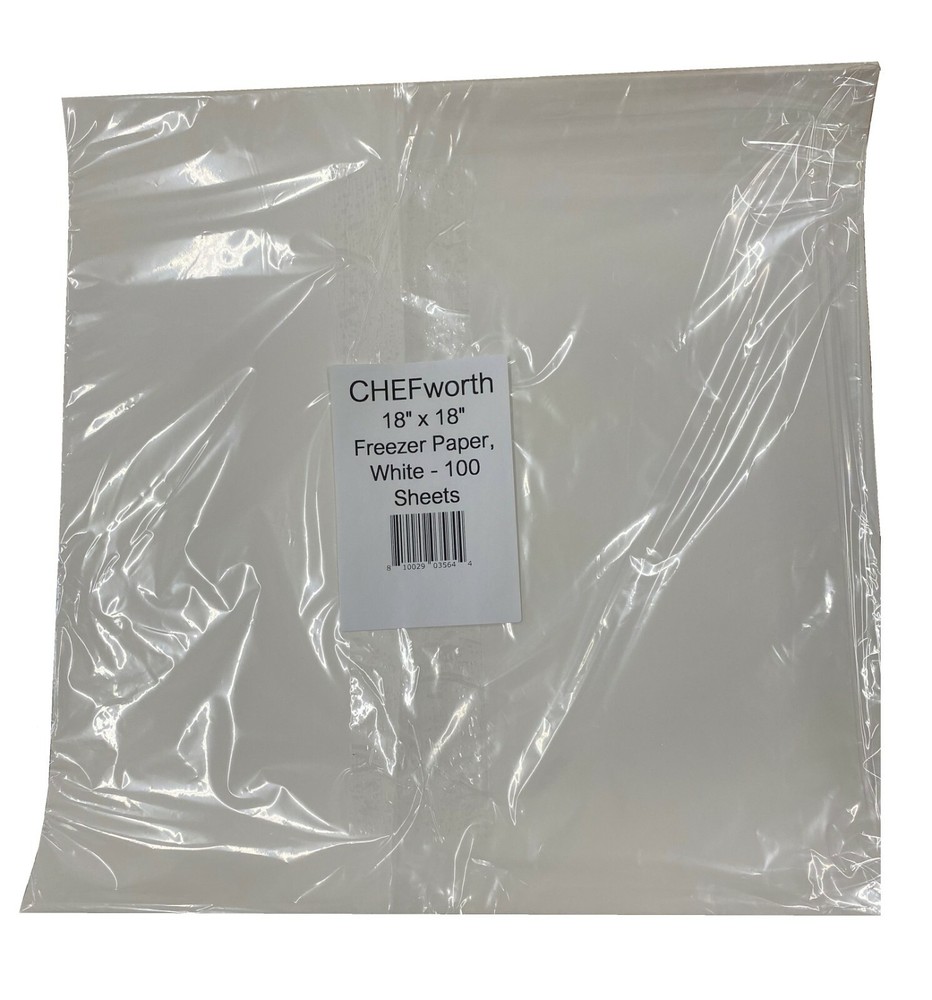 18″ x 18″ Freezer Paper, White – 100 Sheets