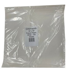 18″ x 18″ Freezer Paper, White – 100 Sheets