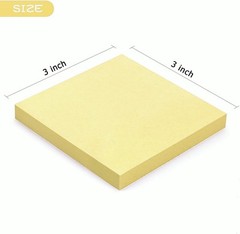 POST IT STICKY NOTES PAD 3×3 Early Buy Bright Color Self Stick 100 Sheet 6 Pads