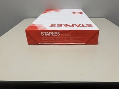 Staples Copy Paper 8.5 x 14 in White 92 Bright 20 lb 500 Sheets 127035