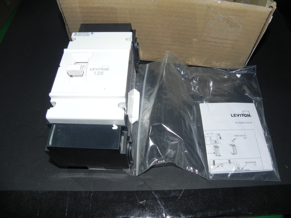 Leviton LM200-T Main Breaker 200A Thermal Magnetic Trip White 120/240V 22kA