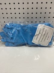 12 pairs sealed bag-Industrail Work Gloves Size Small Blue Rubber2988SL/S NOS