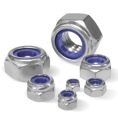 Heavy-Duty 140PCS Locknut Kit: Corrosion Resistant with Nylon Insert Technology