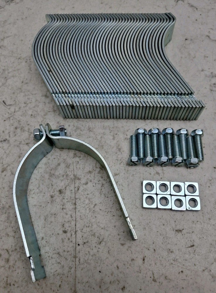 23 Pack Unistrut P1121 EG Pipe Clamp For 4″ Rigid Conduit New *Short Hardware