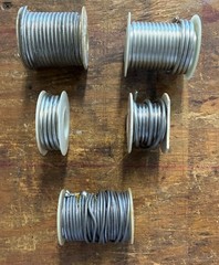 Mixed Solder Wire Lot 2 lb 5 oz Assorted Plumbing Electronics USA