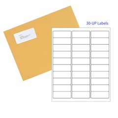100-2000 Sheet Mailing Address Barcode Shipping Label Self Adhesive 30 Per Sheet